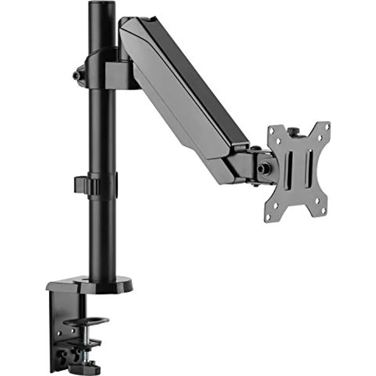 RICOO Monitor Halterung Tisch Gasdruckfeder für 17 - 32 Zoll, VESA Tischhalterung, Monitorarm TS9511, Monitorhalterung 1 Monitor Arm Bildschirmhalterung Bildschirm Halter, Arme für Computermonitore