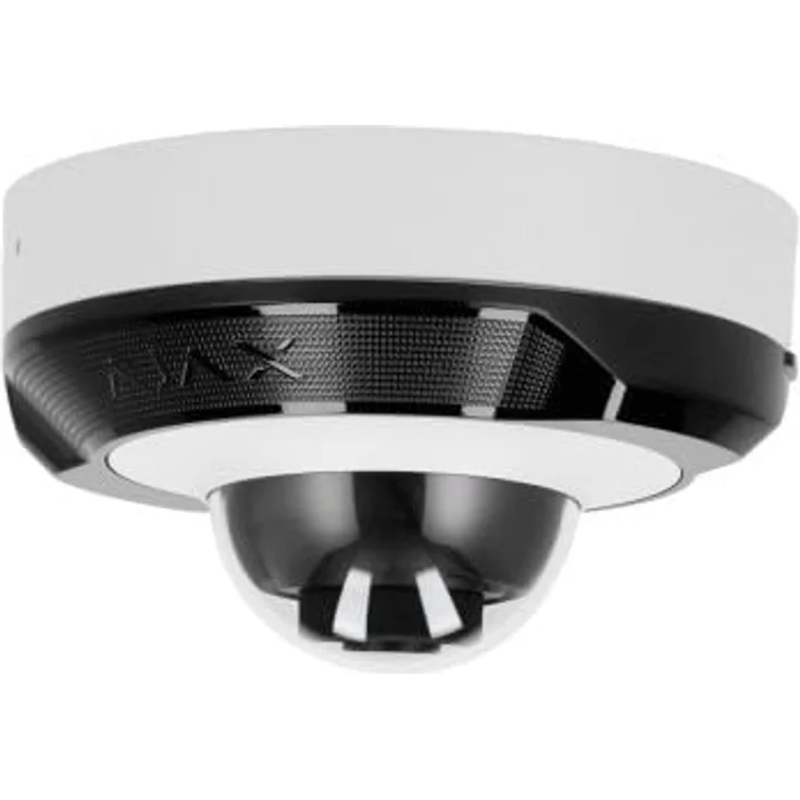 AJAX DomeCam Mini (5 Mp/2,8 mm) weiß. Verkabelte IP-Kamera mit 2.880 × 1.620 px Auflösung und 100°-110° Blickwinkel – Bild 1