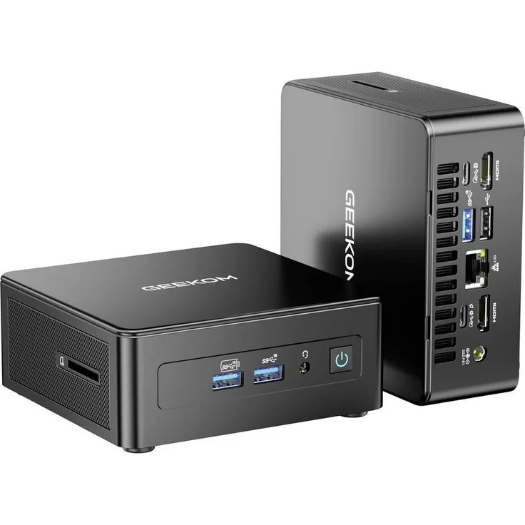 GEEKOM Mini PC IT15, Intel® Core™ Ultra 9, mattschwarz, Wi-Fi 7, 2.5-Gbit/s-LAN, IceBlast 2.0 Kühlsystem