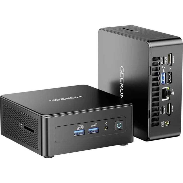 GEEKOM Mini PC IT15, Intel® Core™ Ultra 9, mattschwarz, Wi-Fi 7, 2.5-Gbit/s-LAN, IceBlast 2.0 Kühlsystem
