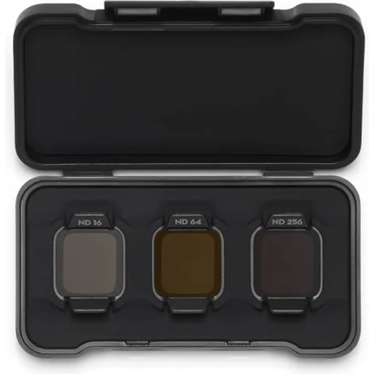 DJI Flip ND-Filterset (ND16/64/256), Kompatibilität: DJI Flip, für herausfordernde Lichtverhältnisse und Zeitraffer-Aufnahmen geeignet