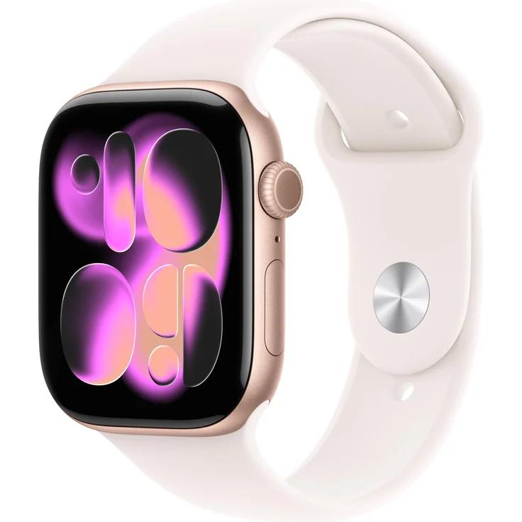 Apple Watch Series 11 (46 mm, nur WLAN), Smartwatch mit Gesundheitsmonitoring, Schlafindex und bis zu 24 Stunden Akkulaufzeit, schwarz