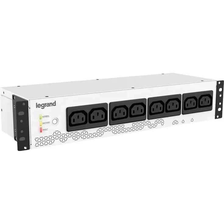 Legrand USV Anlage 800VA (480W), Offline, 8 IEC C14/C13, USB Schnittstelle, LED Anzeige 310331 in Schwarz