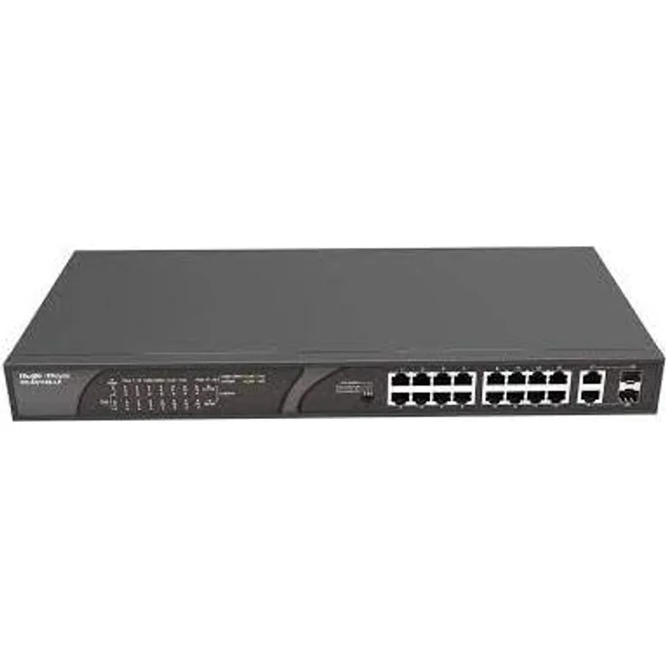 REYEE 16-Port 100Mbps + 2 Gigabit RJ45/SFP Combo Ports, 16 of The Ports Support PoE/PoE+ Power Supp Switches