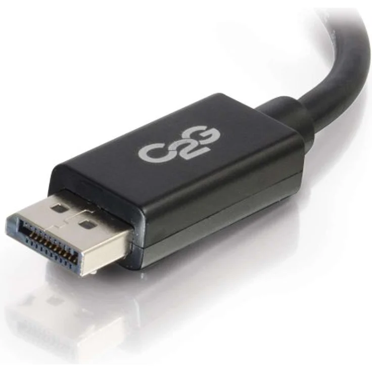 C2G 8K UHD Display Port Kabel, Stecker auf Stecker, 1,8 m, Schwarz, Unterstützung für 4K Auflösung und digitales Audio-/Video-Signal – Bild 3