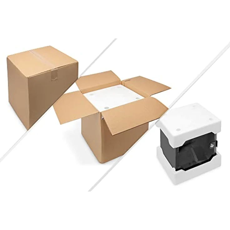 DIGITUS Netzwerk-Schrank 10-Zoll - 6HE - Wandmontage - HxBxT 330x312x300mm - Traglast 30kg - Nutztiefe 250mm - Schwarz - Preisvergleich – Bild 6