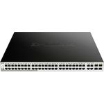 D-Link DGS-1210-52/ME/E Hüllen 52-Port Gigabit Ethernet Switch, Rack-fähig, Schwarz - Preisvergleich