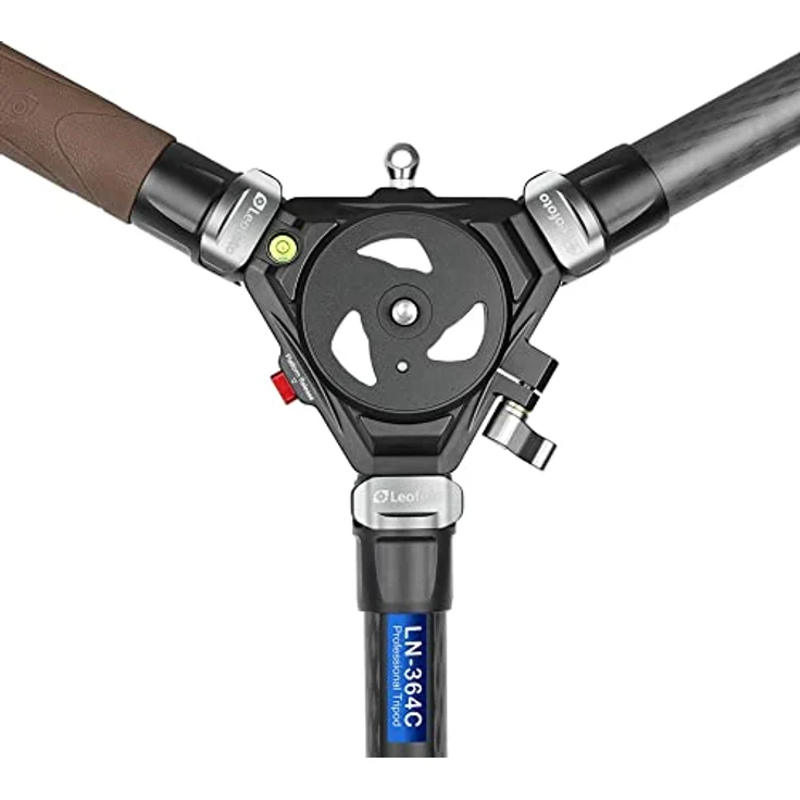 LEOFOTO Carbon-Dreibeinstativ LN-364C Mountain, hochbelastbares Stativ mit modularer Bedienplattform und ergonomischem Design, bis zu 100 kg Tragkraft – Bild 2