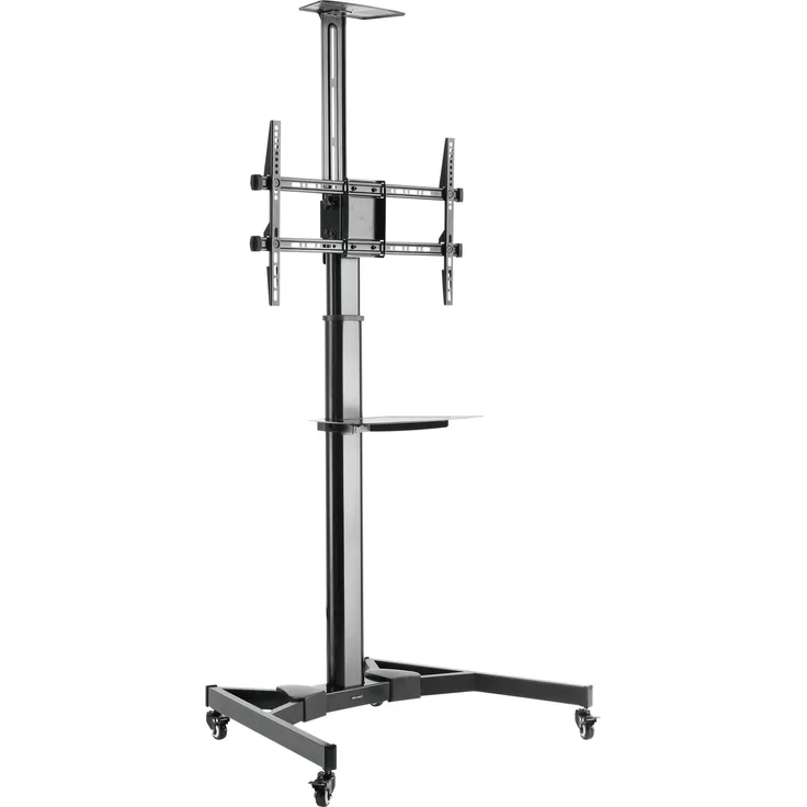 AlzaErgo TV-Wagen TC210B Pro, freistehender TV-Ständer für 37"-70" Fernseher, neigbar, schwenkbar, höhenverstellbar, schwarz