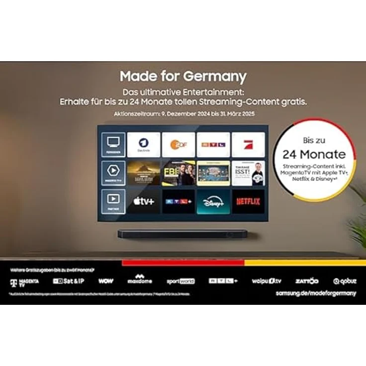 Samsung Neo QLED 4K QN95D Smart TV (2024), 75 Black – Bild 6