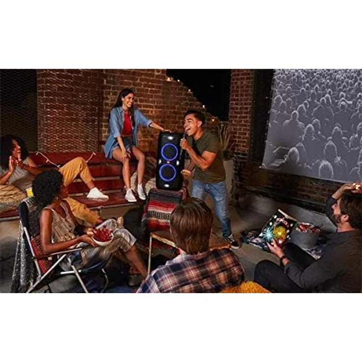 JBL Partybox wired Microphone Schwarz Schwarz (12181252384) – Bild 2