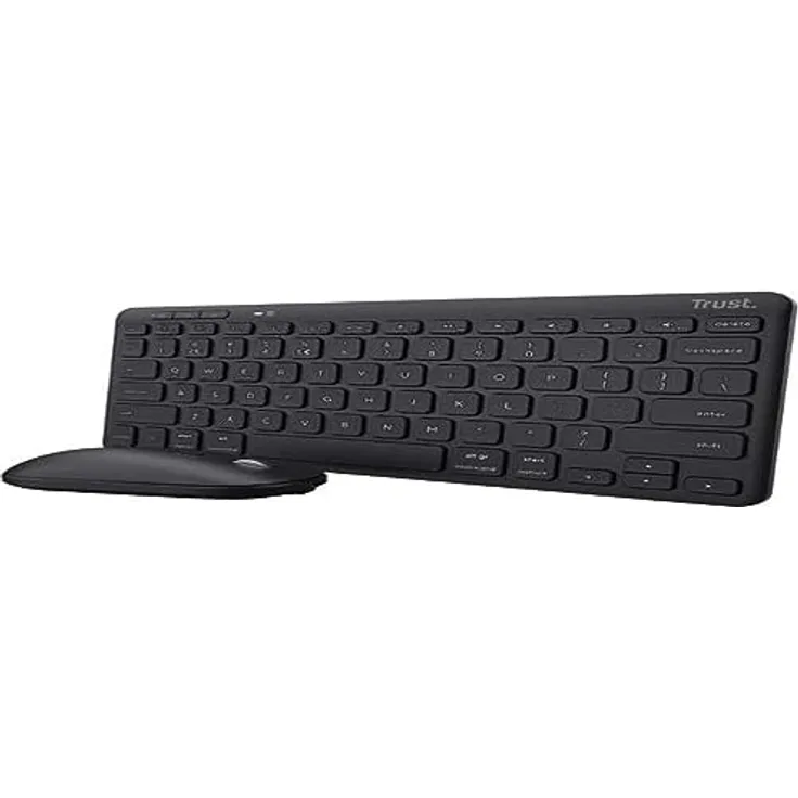 Trust Lyra Pack Teclado y Ratón Inalámbrico Bluetooth, QWERTY Español