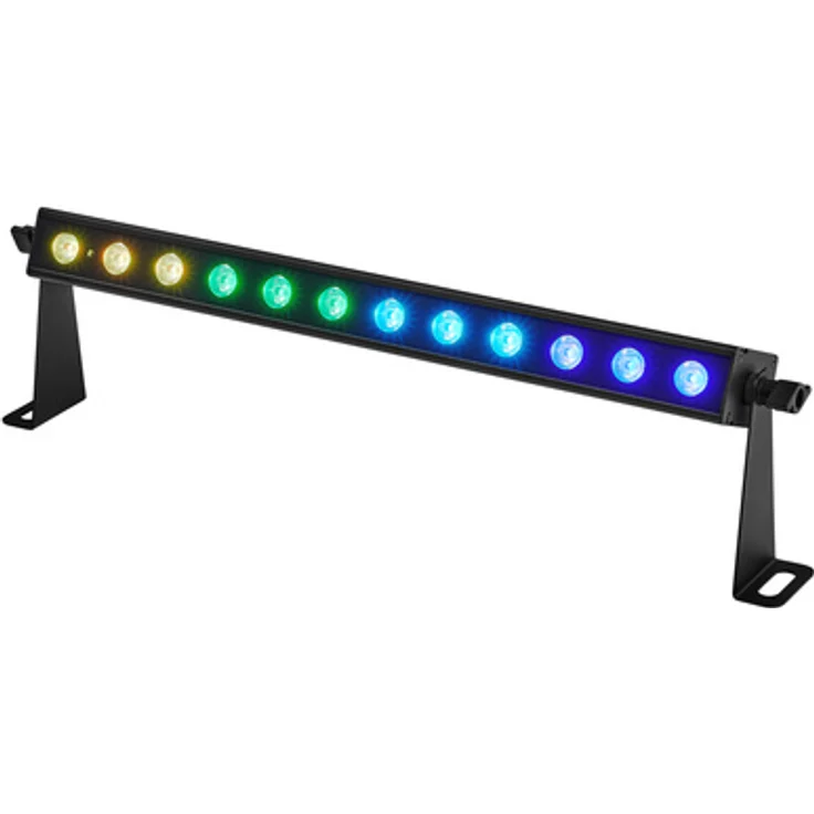 Stairville SonicPulse LED Bar 05, 12x 2W RGBWW LEDs mit Sound-to-light Modus und IR-Fernbedienung, schlankes Design