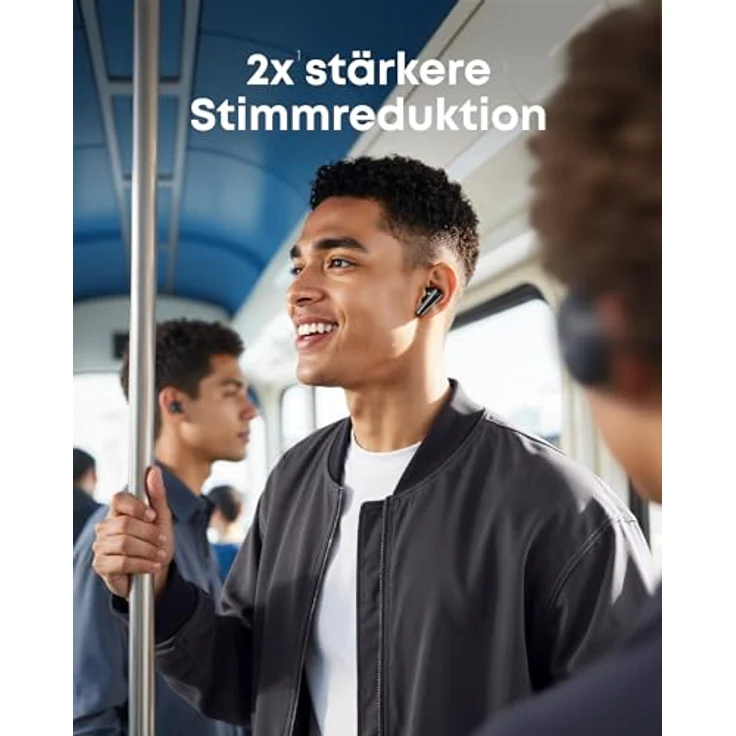 soundcore Liberty 5, kabellose Earbuds mit Noise Cancelling, 2x stärkere Stimmreduktion, ANC in Echtzeit, Dolby Audio, 6 Mikrofone für klare KI-Telefonate, lange Akkulaufzeit – Bild 2