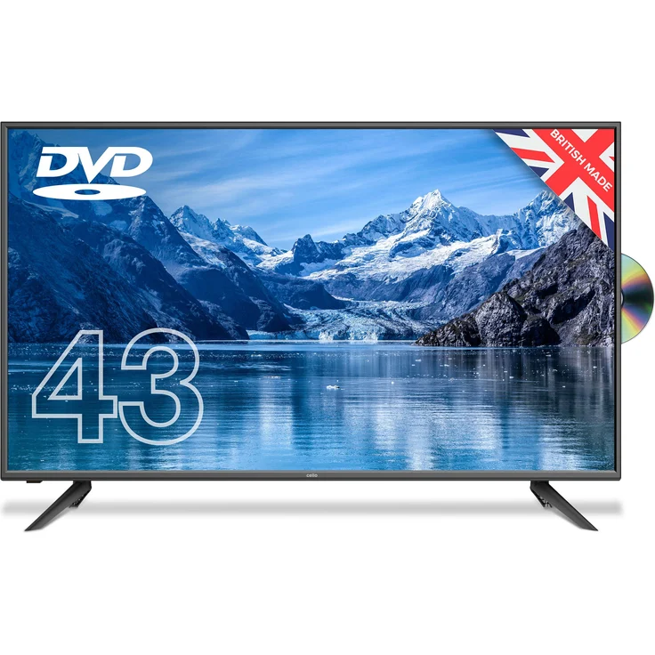 CELLO C43FHD, 43 Zoll Full-HD LED-TV mit integriertem DVD-Player, Triple-Tuner, 3 HDMI, USB