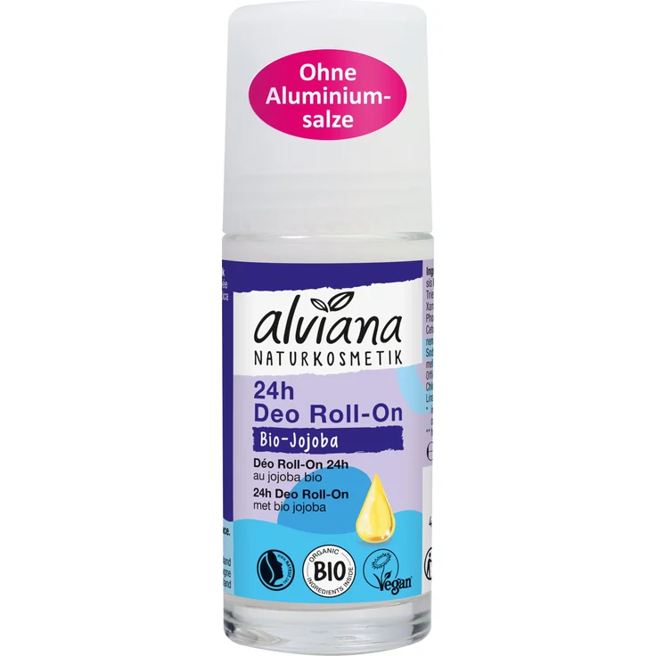alviana Naturkosmetik Deo Roll-On Bio-Jojoba, 50 ml – Bild 1