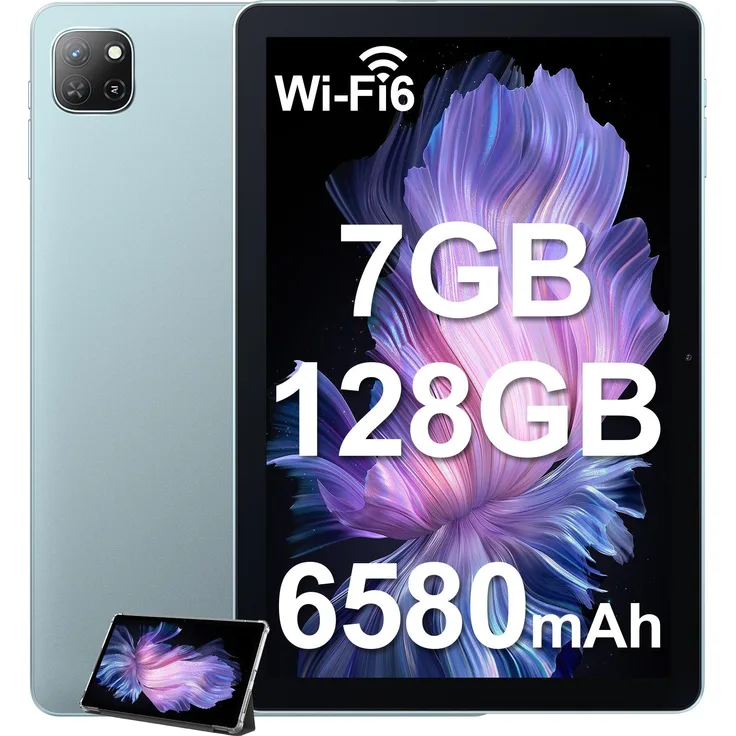OSCAL PAD70(4+128) incl. Hülle Tablet (10", 128 GB, 13MP Rückkamera, 6580mAh Akku, WLAN6) in Schwarz