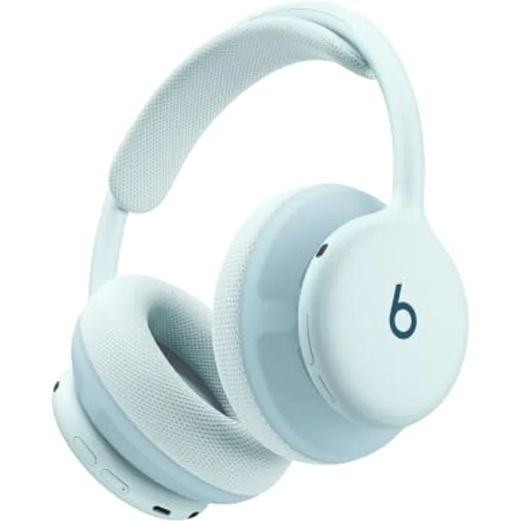 Beats 360, Over-Ear Kopfhörer mit austauschbaren Polstern, schweiß- und wasserbeständig, Geräuschunterdrückung, in Himmelblau mit Performance-Polstern aus Strickgewebe – Bild 1