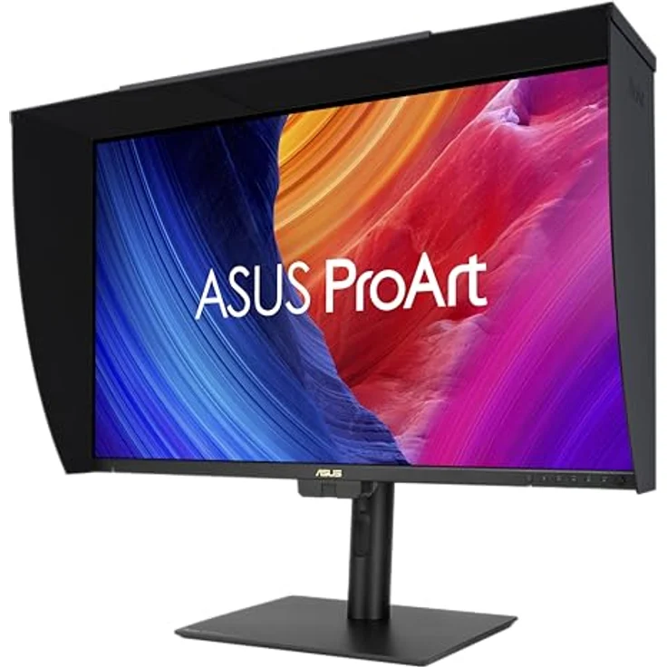ASUS ProArt PA32UCE, 32 Zoll 4K Monitor mit 10-bit LuxPixel AGLR, AutoKVM, ergonomisch, integriertes Colorimeter, DisplayHDR 600, USB-C mit 96W Power Delivery, HDMI, DP, USB-Hub – Bild 2