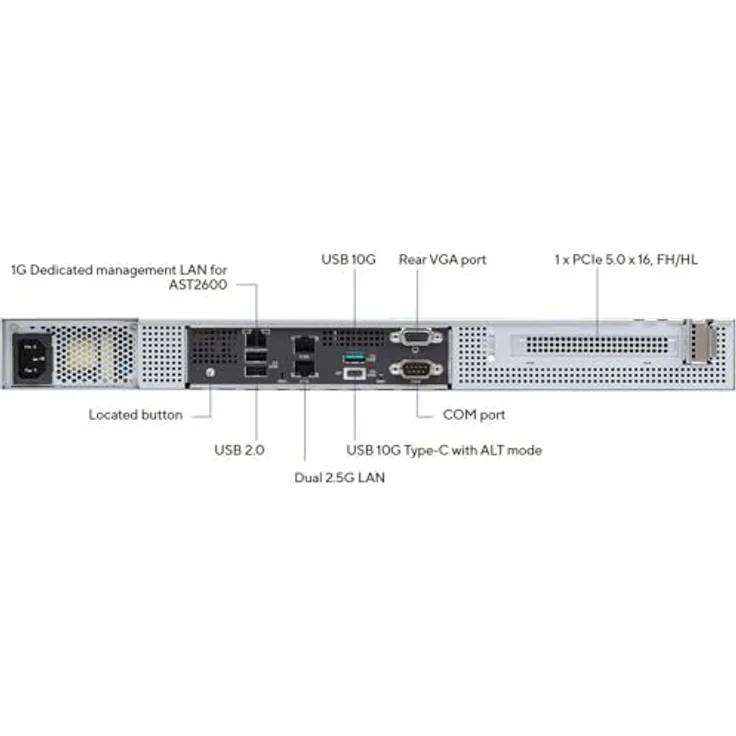 ASUS ExperCenter Pro ERA100A B6, Rack Server mit dualen Intel Xeon Prozessoren, 3 TB DDR4 RAM, hot-swappable Laufwerkschächte und 10-GbE-LAN – Bild 5