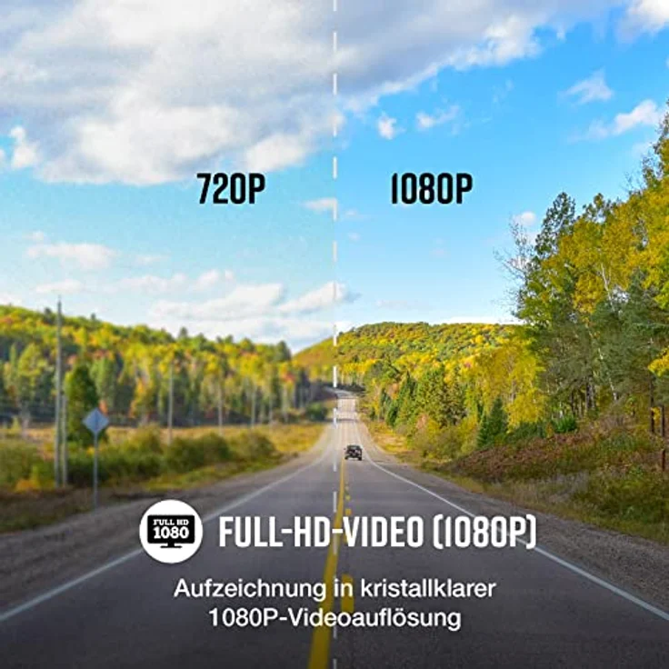 Cobra Smart Dashcam Autokamera (SC 100) - Full HD 1080P Auflösung, integriertes WiFi & GPS, 140 Grad Blickwinkel, 8GB SD Karte, Geteilte Alarme, Unfallberichte, Notfall MayDay, Drive Smarter App – Bild 3