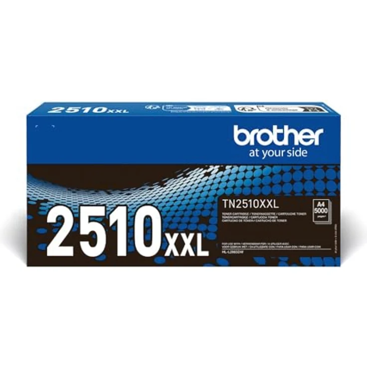 Brother TN2510XXL Tonerkartusche, Original Schwarz, Extra hohe Ergiebigkeit, 5000 Seiten, 1 Stück – Bild 1