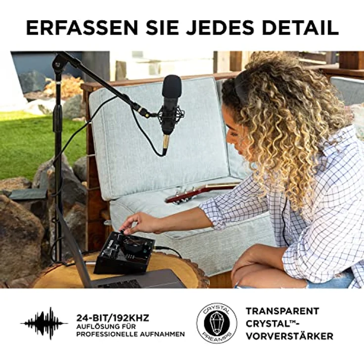 M-Audio - Komplettes Aufnahmepaket ? USB Audio Interface, Mikrofon, Shock Mount, Kabel, Kopfhörer und Software Suite - AIR 192 | 4 Vocal Studio Pro - Preisvergleich – Bild 2