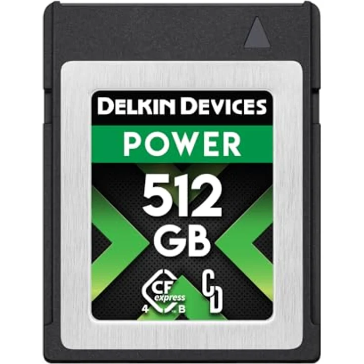 Delkin Devices Power Speicherkarte, CFexpress Typ B 4.0 (512 GB) für Digitalkameras, unübertroffene Geschwindigkeit und Leistung – Bild 1