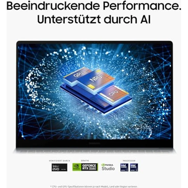 Samsung Galaxy Book4 Ultra Notebook, 16"-Laptop, Intel Core Ultra 7, 16 GB RAM, 512 GB, Moonstone Gray, 3 Jahre Herstellergarantie [Exklusiv auf Amazon] – Bild 3
