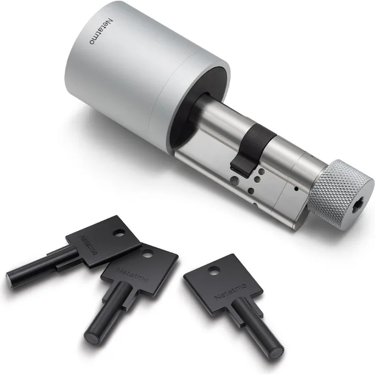 Netatmo Smart Doorlock + Smart Key 3er-Set - Schwarz