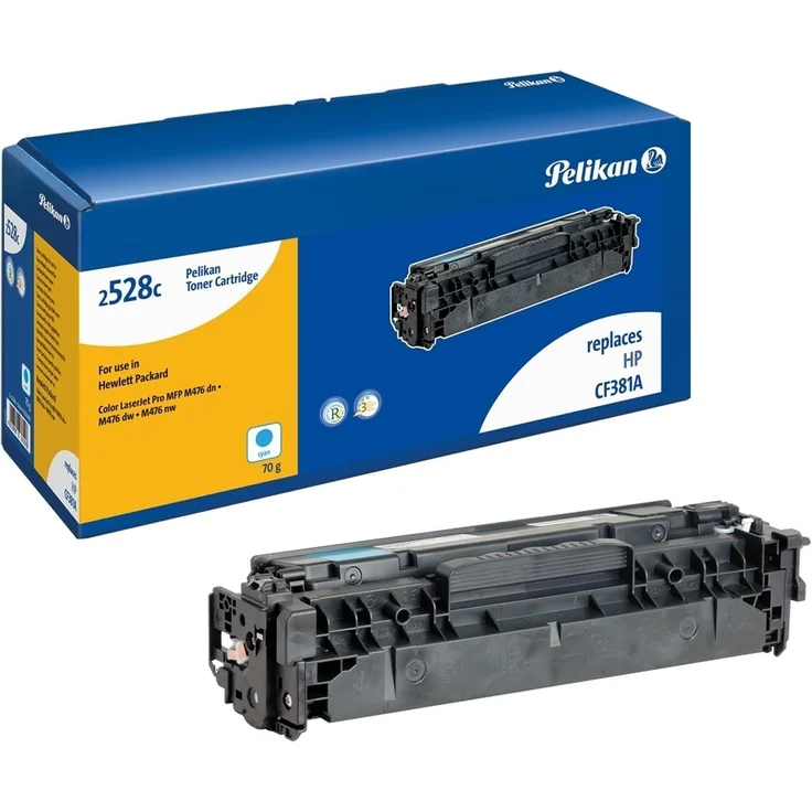 Pelikan Toner 312a (C), hochwertige Farbwiedergabe für perfekte Druckergebnisse, Cyan