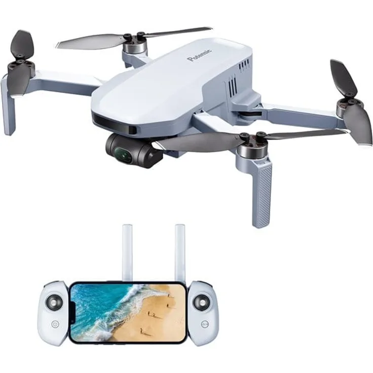 Potensic Atom Standard Kit, 4K Kamera Drohne mit 12MP, 32 Minuten Flugzeit, 3-Achsen Gimbal und PixSync 3.0
