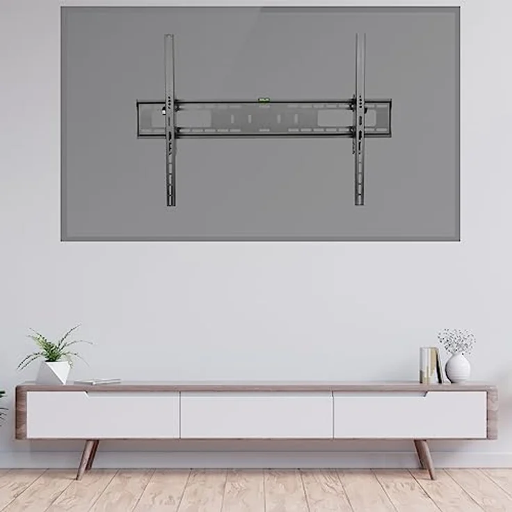 CAVO TV-Wandhalterung 60-100 Zoll für Bildschirme bis zu 75 kg, Max VESA 900 x 600 mm neigbare TV Halterung für LCD/LED/Plasma Fernseher Flach&Curved – Bild 4