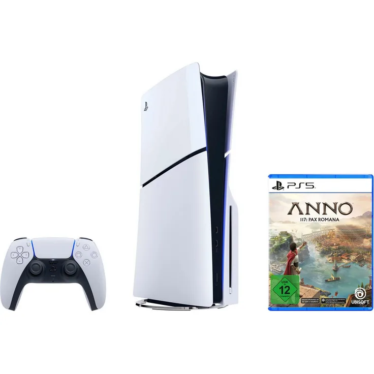 PlayStation 5 PS5 Disk Edition, Konsole mit Anno 117 Pax Romana, vertikaler Standfuß separat erhältlich