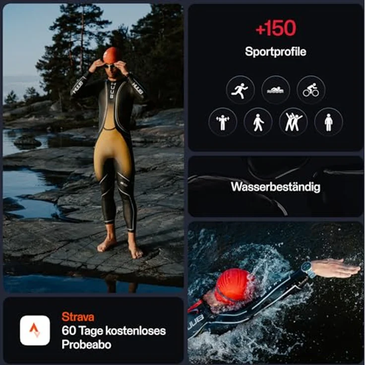 Polar Vantage V3, Sportuhr mit GPS, Fortschrittliches Herzfrequenz-Messgerät und Längere Akkulaufzeit, Sportuhr mit Smartwatch-Funktionen für Männer und Frauen, Offline-Karten, Laufuhr, Triathlon-Uhr – Bild 5