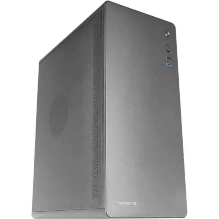 Mars Gaming Tacens ENSIS, PC ATX Gehäuse, Ultra-Robuste Struktur, Semi-Tower mit 120mm FDB Ultra-Leisem Lüfter, USB 3.0, Schwarz