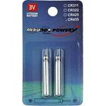 Powery Stiftbatterie CR435, 2er Blister für Elektro- Anglerposen und Bissanzeiger, 3 V