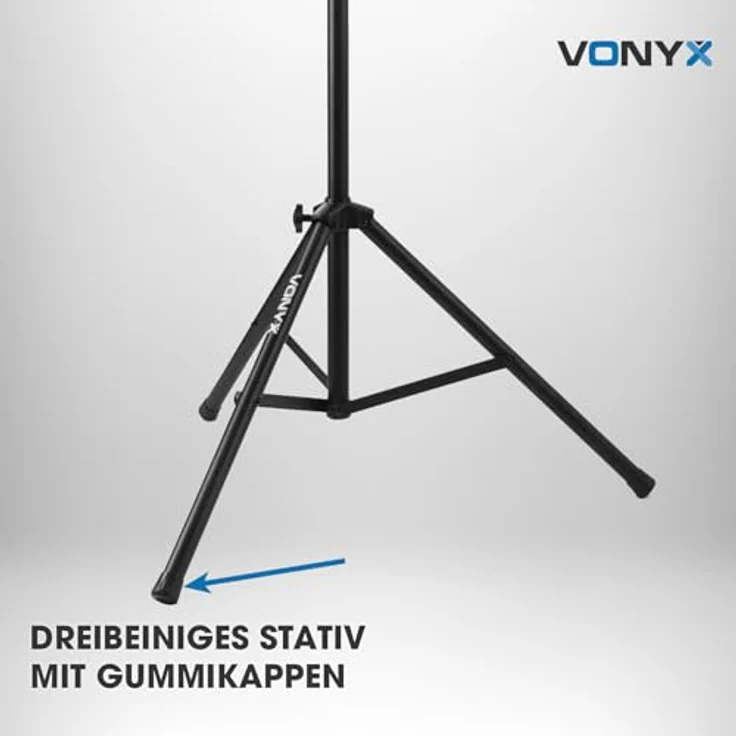 Vonyx LS04 Lautsprecherständer Pro schwarz 80kg – Bild 7