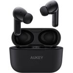 Aukey EP-M1NC, TWS kabellose Kopfhörer mit ANC, 10-mm-Treibern, IPX5 wasserfest, schwarz