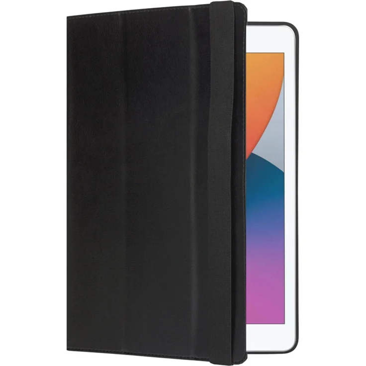 dbramante1928 Oslo, Stossfestes Folio-Etui aus veganem Leder für iPad 2021 (9. Gen), Schwarz