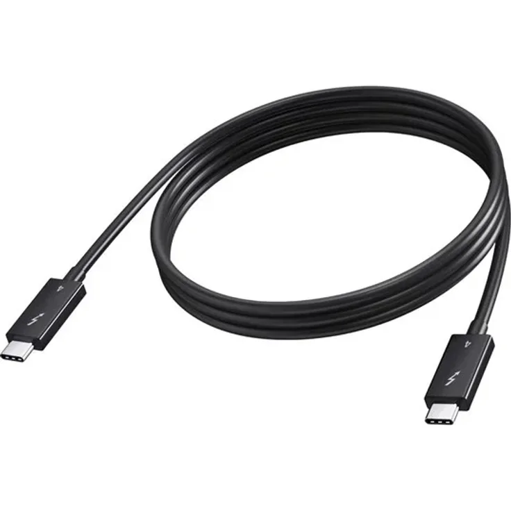 Vision USB-C Kabel, USB-C zu USB-C, 2 m, USB 3.2 Gen 1, 5 A, 8K60Hz Unterstützung, Schwarz