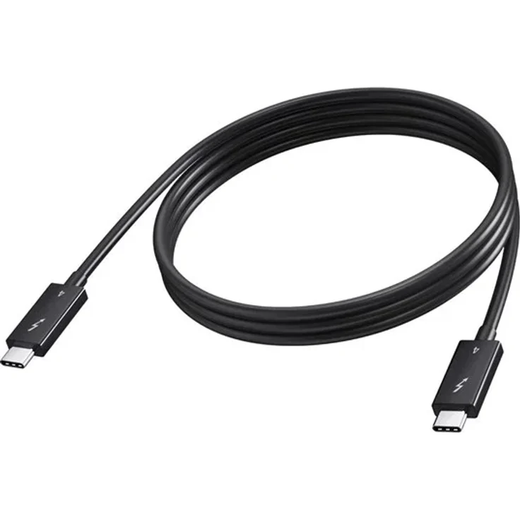 Vision USB-C Kabel, USB-C zu USB-C, 2 m, USB 3.2 Gen 1, 5 A, 8K60Hz Unterstützung, Schwarz