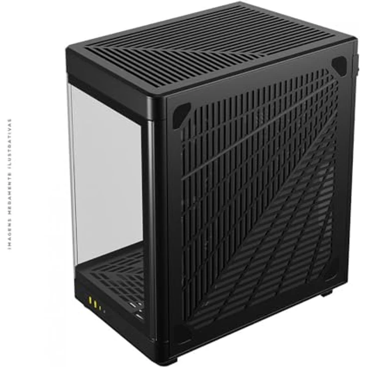Gamdias NESO P1 PRO GAMING Fulltower Gehäuse, E-ATX, Schwarz mit optimierter Kühlung und RGB-Beleuchtung – Bild 8