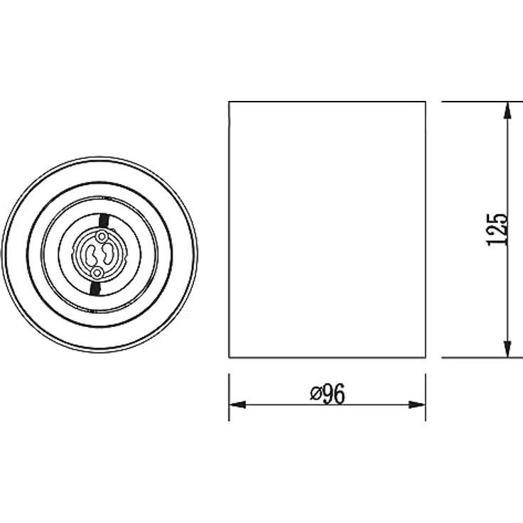 Trio Leuchten Deckenleuchte Cookie 612900131, Metall Weiß matt, schwenkbar, exkl. 1x GU10 – Bild 5