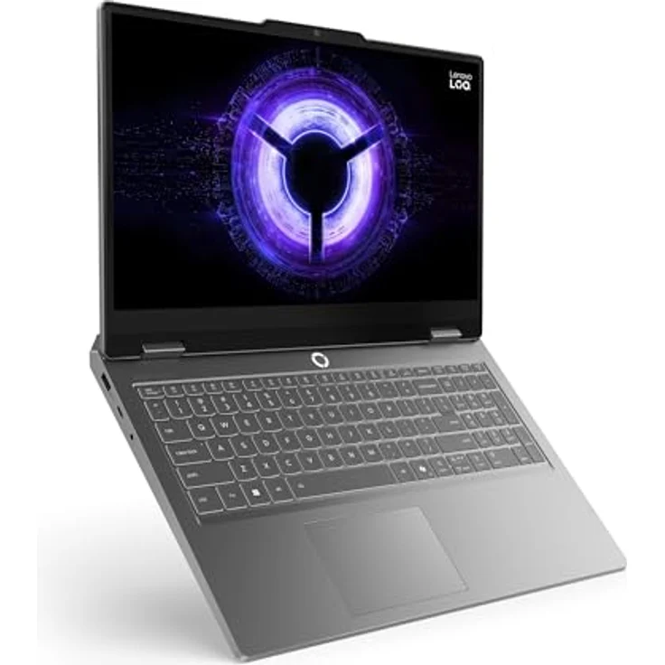 Lenovo LOQ Essential Gaming AI Laptop, 15.6" FHD 144Hz, NVIDIA GeForce RTX 5050, Intel Core i5-13450HX, 16GB RAM, 512GB SSD, Windows 11, Grau, Weiss-beleuchtet, 3 Monate Game Pass – Bild 3
