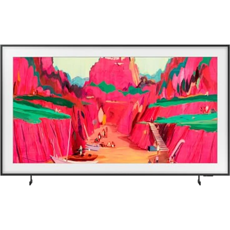 Samsung The Frame LS03, 43 Zoll 4K QLED Fernseher, NQ4 AI Gen2 Prozessor, Kunstmodus, modernes Rahmendesign, One Connect Kabel, Ungarische Länderversion – Bild 1