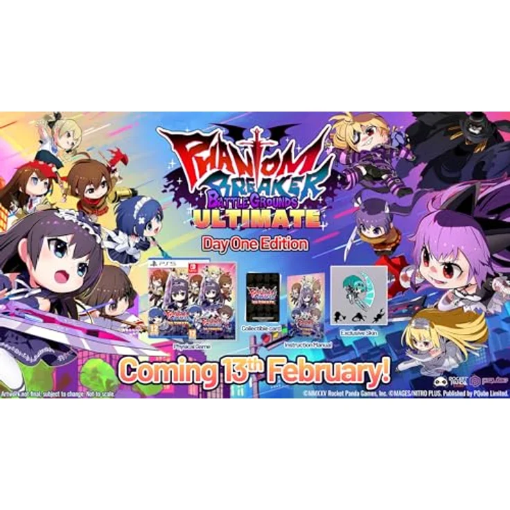 PQube Phantom Breaker: Battlegrounds Ultimate D1 Edition, PS5-Spiel mit überarbeitetem Gameplay, Online-Coop und remastertem Soundtrack – Bild 2