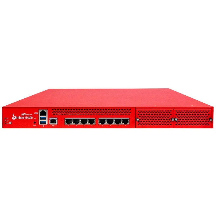 WATCHGUARD Firebox M4800, Netzwerk-Sicherheitsgerät mit 8 Anschlüssen und 1 Jahr Standard-Support, rack-montierbar