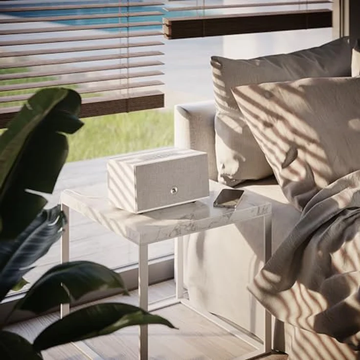 Audio Pro C5 MkII W, Streaming-Lautsprecher mit Airplay 2, Bluetooth und WLAN, Weiß, Multiroom System – Bild 3