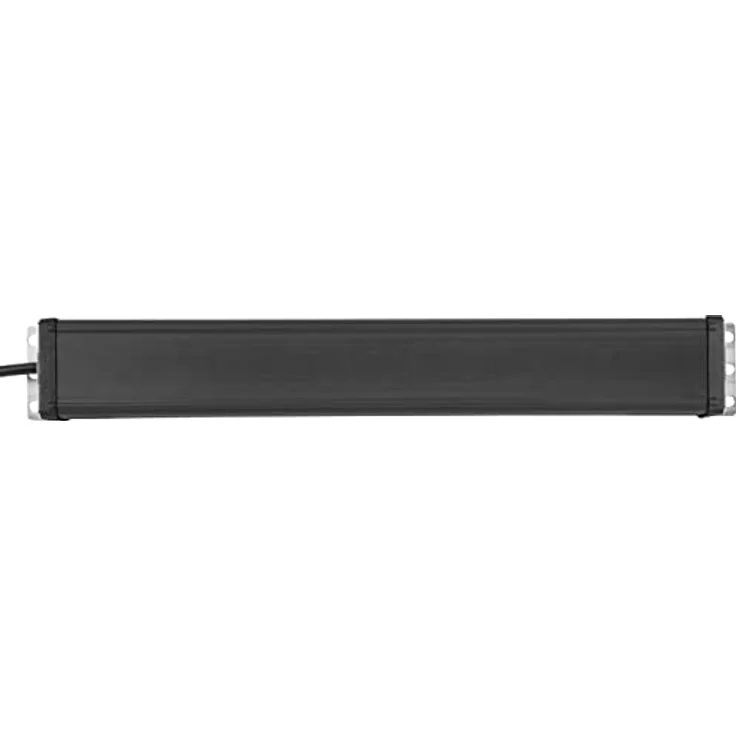 Brennenstuhl Premium-Line 19'' Steckdosenleiste 8-fach - Steckerleiste für Schaltschränke (mit Kaltgerätestecker, 3m H05VV-F 3G1,0 Kabel, Made in Germany) schwarz-lichtgrau – Bild 4